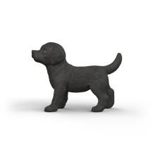                             Zvířátko - Černé štěně labradorského retrívra                        