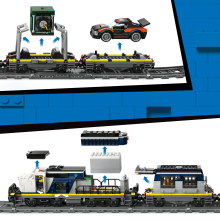                             LEGO® 60508 City Loupež v policejním vlaku                        