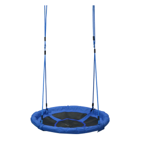 Houpací kruh síť průměr 100 cm - modrý