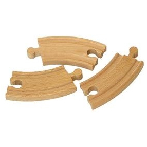 Kolej zatáčka 10cm, 4 ks