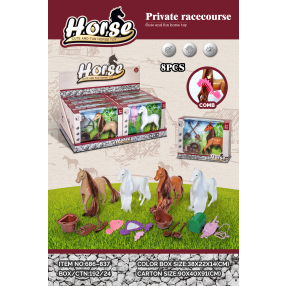 Koník + hřebínek + doplňky