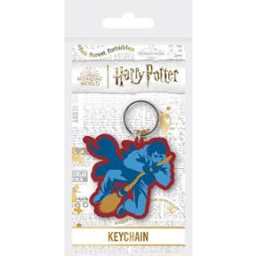 Klíčenka gumová Harry Potter koště