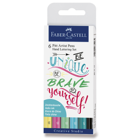 Popisovač F-C Pitt Artist Pen Handlettering I,6ks