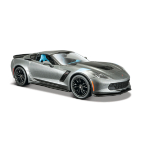 Corvette Grand Sport, 2017, metal šedá, 1:24