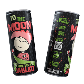Mr. Moon ovocný nealkoholický nápoj s Aloe Vera a Jablko - 0,25l