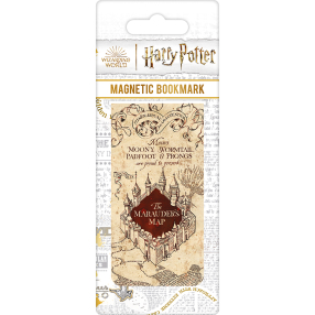 Harry Potter magnetická záložka Pobertův plánek