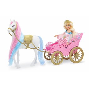 Dreameez princezna s koníkem a kočárem