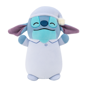Plyšový mazlíček Squishmallows Hugmees Disney Stitch v pyžamu, 25 cm