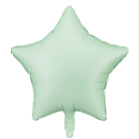 Balónek fóliový Hvězda světle zelená 48 cm