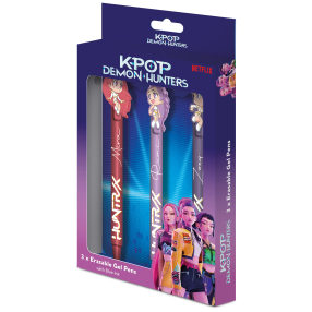 K-pop Demon Hunters set gumovacích gelových per