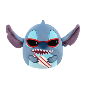 Plyšový mazlíček Squishmallows  Disney Stitch - Stitch se surfem