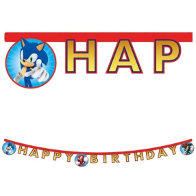 Banner Happy Birthday Sonic