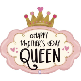 Balón Happy Mother´s Day Queen 37"/94 cm