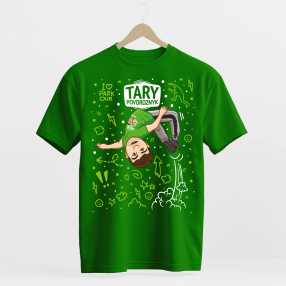 Tary Povoroznyk Tričko Tary drink beko zelené S