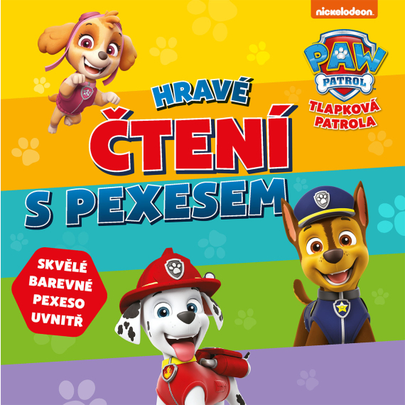 Tlapková patrola - Hravé čtení s pexesem                    