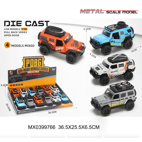 Džíp Off Road 1:36                    