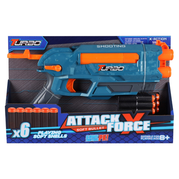 Blaster Turbo + 6 ks nábojů                    