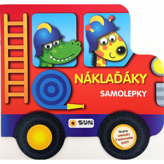 Náklaďáky výsek - samolepky opak. použití                    