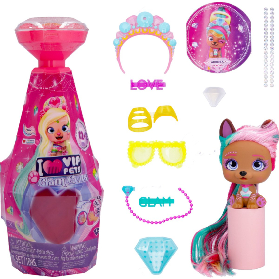 VIP Pets Glam Gems figurka mazlíčka                    