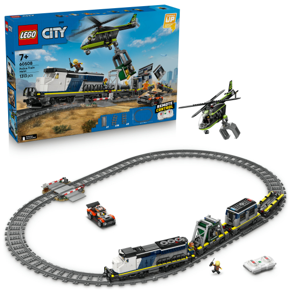 LEGO® 60508 City Loupež v policejním vlaku                    