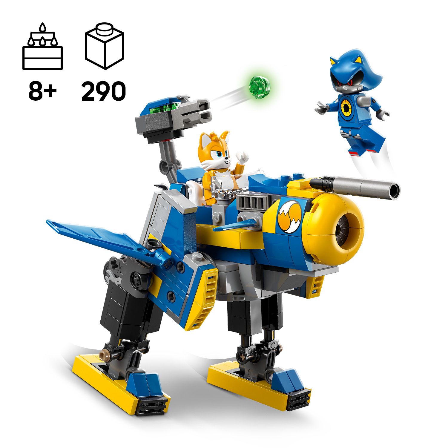 S Tailsovým robotem se postavte Metal Sonicovi